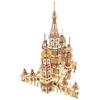 Woodcraft Lesena 3D sestavljanka Tempelj Vasilija Blaženega naravna