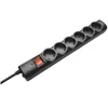 TRUST Surge Protector 6 mesta 1.8m crna