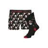 JACK & JONES Boksarice JACSNOW SKULLS zelena/temno rdeča/črna/bela