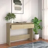 Konzolni stol boja hrasta 100 x 35 x 76,5 cm konstruirano drvo