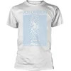 Joy Division Unknown Pleasures Blue on White White M Majica