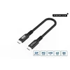 MicroConnect USB4CC015-240W USB kabel USB4 Gen 3x2 0,15 m USB C črne barve