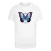 Mens T-shirt Become the Change Butterfly white