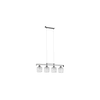 Luster na sajli ALMA 4xE14/10W/230V sjajni hrom