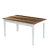 Hanah Home Milan 520 Trpezarijski sto, Braon-Beli