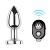 Kiotos Vibrating Aluminium Buttplug Small