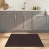 Pravokutni tepih tamnosmeđi 100x100 cm bambus