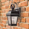 KICHLER Zunanja stenska svetilka Mount Vernon, starinsko bronasta, višina 32 cm, - starinsko bronasto - Aluminij