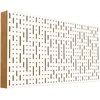 Mega Acoustic FiberPRO120 Binary Bean White/Light Brown Absorbent leseni panel (Kot novo)