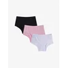 Penti Spodnjice PENTI Mädchen Basic 3er-Pack Hipster Slip mešane barve