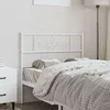Vidaxl Kovinsko nadomestno vzglavje belo 75 cm