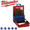 Milwaukee Set burgija, 1-10mm, HSS-CO5%, 19 komada