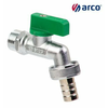 Kotni ventil Nano za vrt, 1/2 x 1/2, D15, proti vodnemu kamnu - Kromasta - 120 - Medenina - Arco - 1/2 x 1/2
