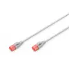 CAT 6 U-UTP slim patch cord, Cu, LSZH AWG 28/7, length 2 m, color Grau