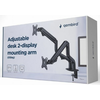 GEMBIRD Nosač za monitor stoni/ dupli/ podesivi /17-27/ MA-DA2-02