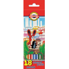 KOH-I-NOOR Krtko Coloured Pencils (18 Pieces)