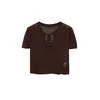 Trendyol Milla ženska bluza Twoss26Bz00938, smeđa