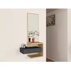 Toaletna mizica Kailua 1630 Hrast, Antracit, Ogledalo, 90x49x31cm