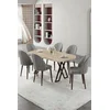 Hanah Home Trpezarijski set, 7 komada, Sivi