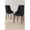 HANAH HOME Set 4 stolice Neta Black Brown