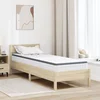 Madrac Bijela i siva 80 x 200 cm Bonell opruga