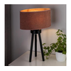 Duolla - Stona lampa OVAL 1xE27/15W/230V, prečnik 30 cm, ružičasta