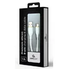 Gembird cc-usb2s-am8pm-1.5m-w Premium silicon 8-pin cable charging and data cable, 1.5 m, white