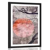 Plakat s paspartujem nadrealistična drevesa - 30x45 no frame
