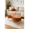 Hanah Home Vera klub sto 98 × 45 × 50 cm, braon