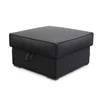 Taburet SMART COSARO XL s shranjevalnim prostorom 71x71 cm, črna