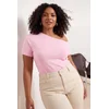 Trendyol Curve Ženska bluza Tbbss26Af00088, Roze