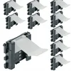 shumee 10x OBJEMKA ZA POKROV PODSTAVKA 16MM PVC HAFLE AXILO ZA PODSTAVKE
