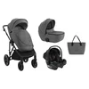 KikkaBoo Kolica Thea 3in1 set sa autosedištem I-Prime I-size i tvrdom korpom Grey ( KKB20135 SET )