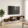 TV ormar za montažu na zid Zidna montaža Dimljeni hrast
