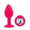 Diamond Silicone Butt Plug Large