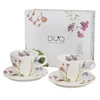 Duo Komplet 2 skodelic s krožniki Barwy Natury 200 ml