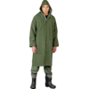 Dežni plašč s kapuco, zelen, XXL