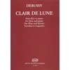DEBUSSY:CLAIR DE LUNE FOR FLUTE AND PIANO