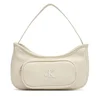 Ročna torba Calvin Klein Jeans Ck Shoulder Bag IU0IU00757 Kremna
