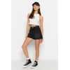 Trendyol Black Denim Shorts & Bermuda