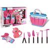 slomart Vrtni set z orodjem in rokavičkami, roza, LEAN TOYS