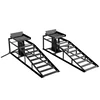 Homestar Set 2 hidravličnih nastavljivih nalagalnih ramp z nosilnostjo 3 t, robna rampa za pnevmatike do 23 cm