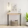 Stolna ploča 100x40x2,5 cm pravokutna bagremovo drvo živi rub