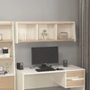 Hanah Home polica za knjige Ruby Wall Shelf, 120 cm, Moonstone / orah