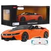 Rastar BMW i8 Roadster 1:12 oranžen - daljinsko voden 2,4 GHz