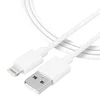 Tactical Smooth Thread kabel USB-A/Lightning - 0.3m - Bijela KP31184