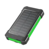 shumee LogiLink 8000mAh sončna prenosna baterija, svetilka, 2xUSB-A, za zunanjo uporabo, kampiranje