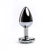 Anal butt plug metal srce Silver