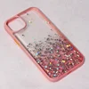 TELEMPIRE Maska za iPhone 14 Plus 6.7 Frame Glitter roze