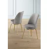HANAH HOME Set 4 stolice Pefa Grey Gold